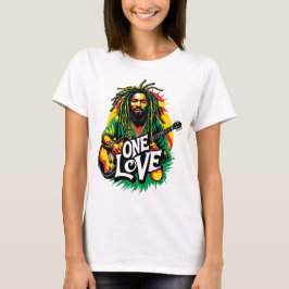 Camiseta Playera One Love el Rey del Reggae
