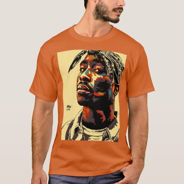 Camiseta Playera oscura básica para hombre (Frente)