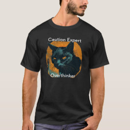 Camiseta Playera oscura básica para hombre pensando