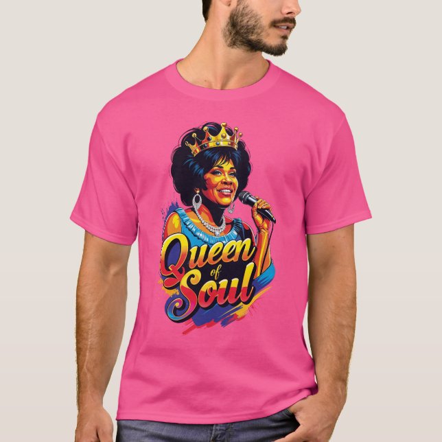 Camiseta Playera Queen of Soul (Frente)