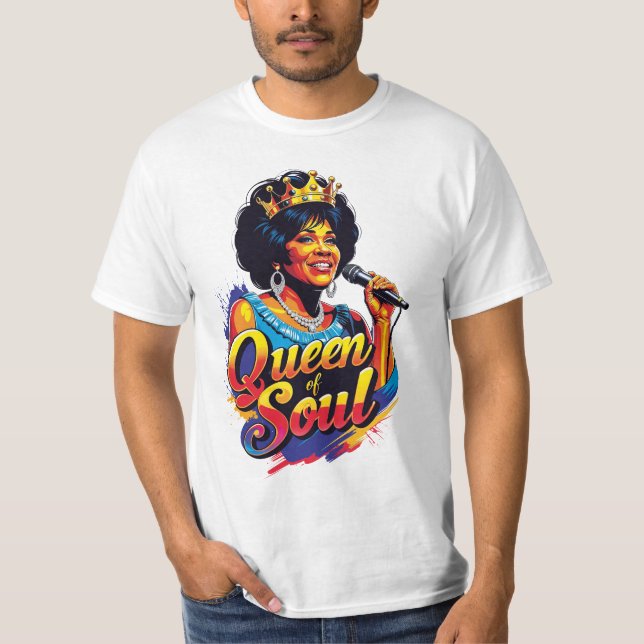 Camiseta Playera  Queen of Soul (Frente)