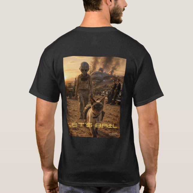 Camiseta Playera Roswell (Verso)