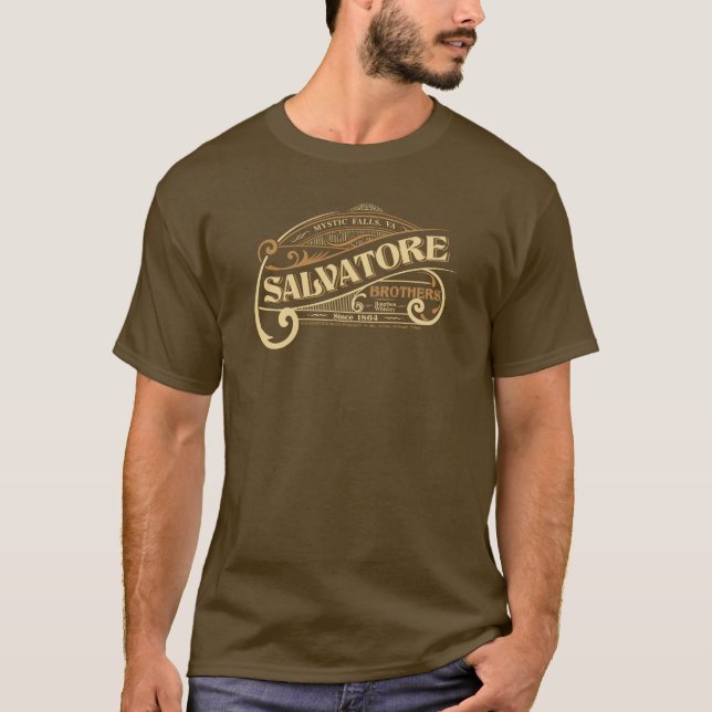 Camiseta Playera Salvatore Brother's Bourbon (Frente)