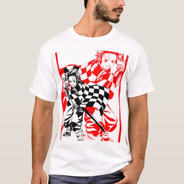 Camiseta Playera - Tanjiro/kimetsu - Sublimanic (Frente)