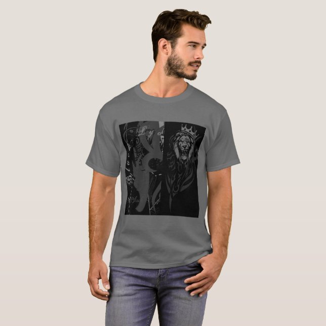 Camiseta Playera Tshirt Black Lyon brabus music studio 19 4 (Frente Completa)