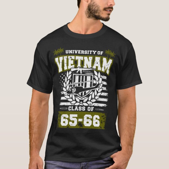 Camiseta Playera University of Vietnam / 1965 - 1966 (Frente)