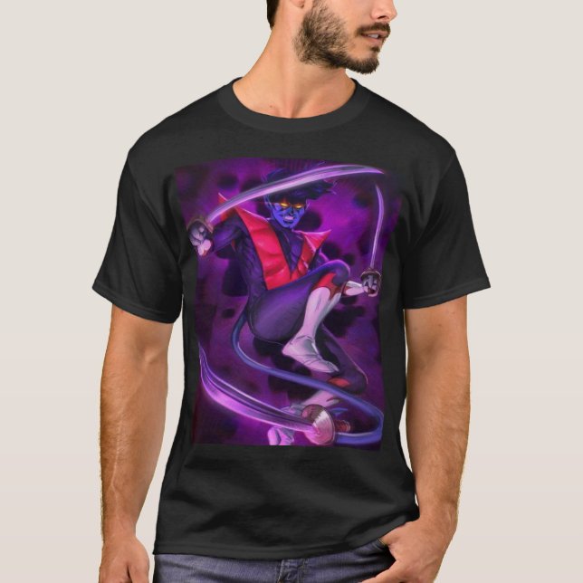 Camiseta PlayeraNightcrawler – Shadowstrike Acrobat (Frente)