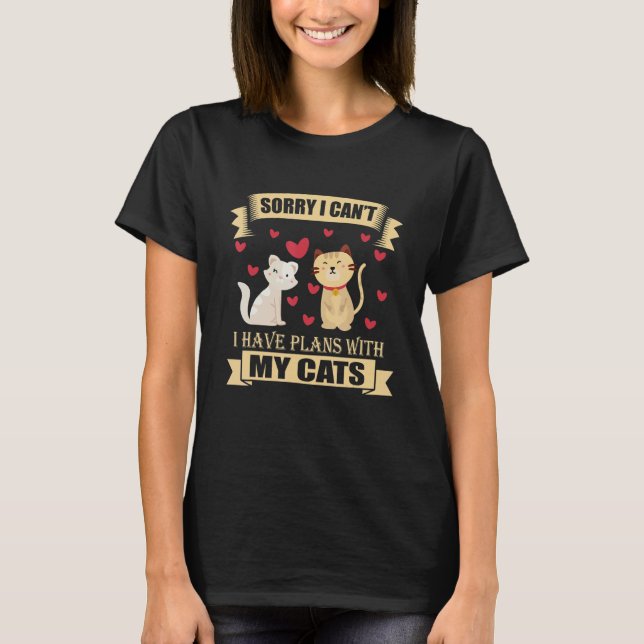 Camiseta playful cat  cat sayings 6 (Frente)