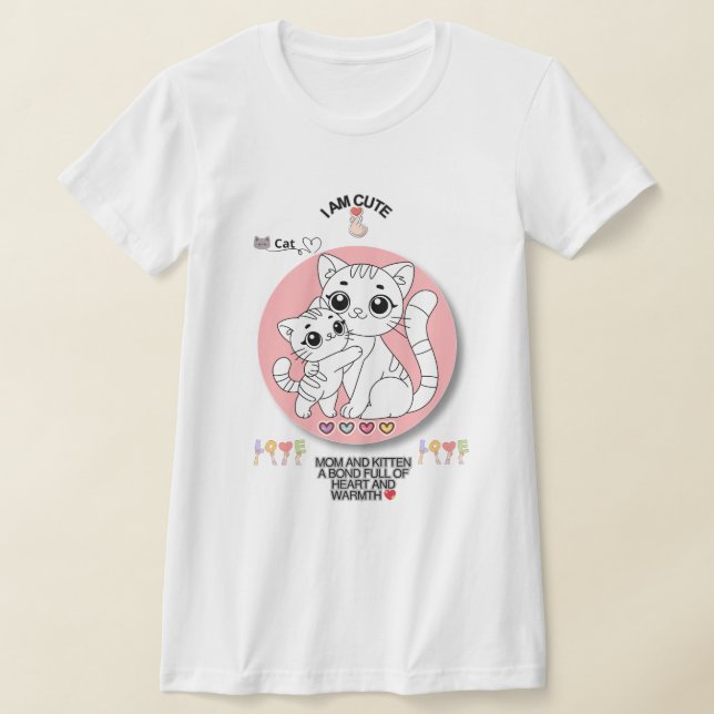 Camiseta Playful Cat T-Shirt | Funny Kitty Tee for Everyday (Postura )