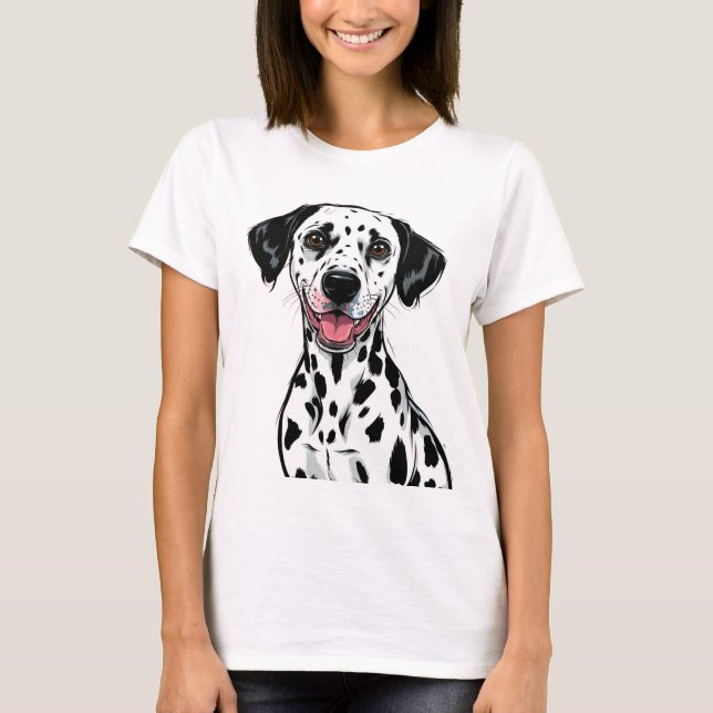 Camiseta Playful Dalmatian Puppy (Frente)