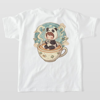 Camiseta Playful Panda Coffee Kids' T-Shirt