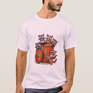 Camiseta Playful Raccoon