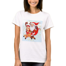 **"Playful Santa Claus Design – Fun and Festive Ch