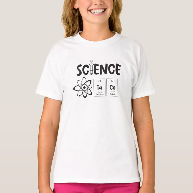 Camiseta Playful Science TaCo Typography  (Frente)