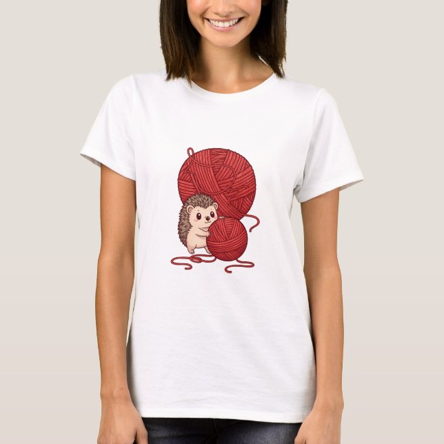Camiseta Playful Yarn Buddy (Frente)
