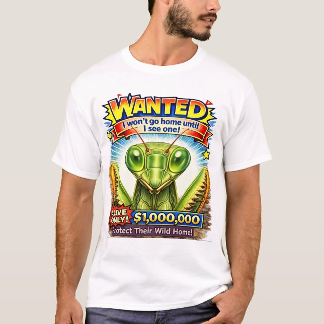 Camiseta Playing Mantis Presente para amantes de i (Frente)
