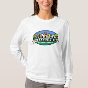 Camiseta Pleasantville Pensilvânia, pequena senhora Hoodie