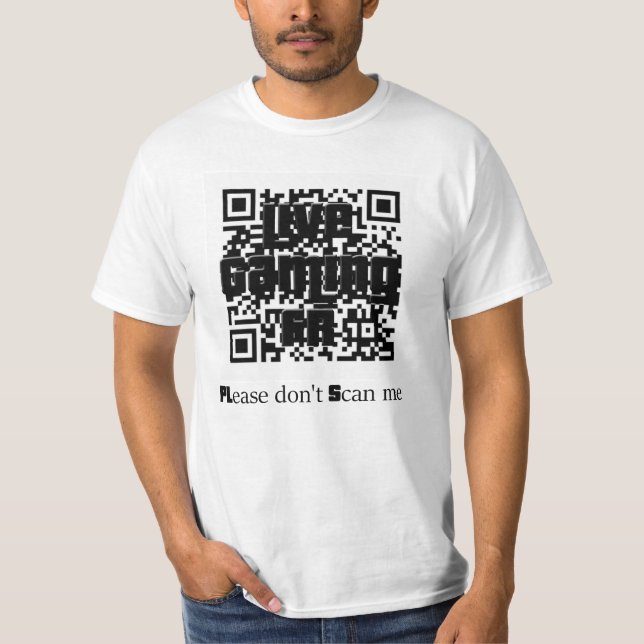 Camiseta PLease don' t Scan me (Frente)