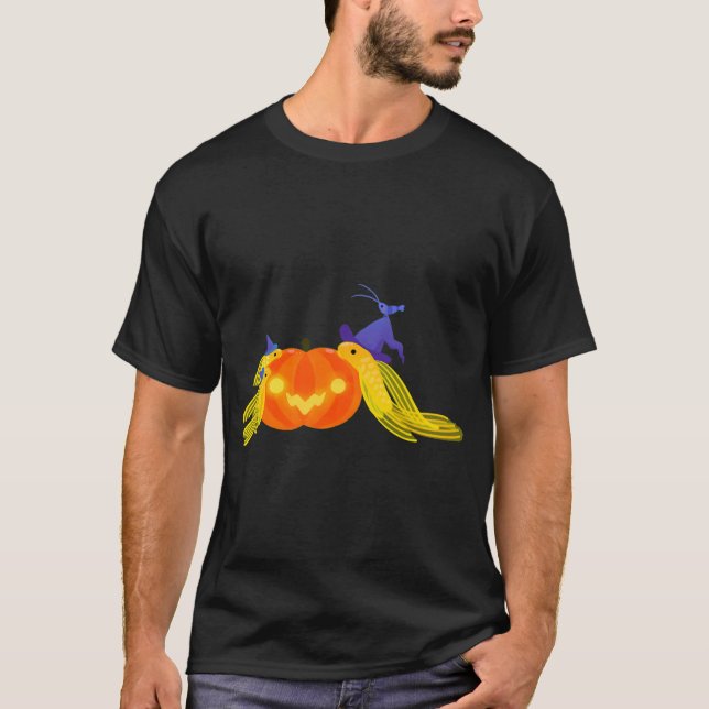 Camiseta pleco de Halloween (Frente)