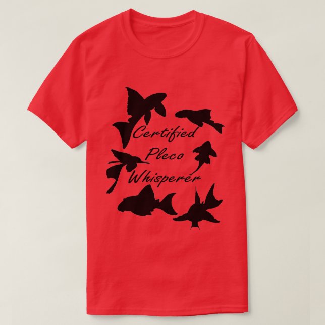 Camiseta Pleco Whisperer Collage (Frente do Design)