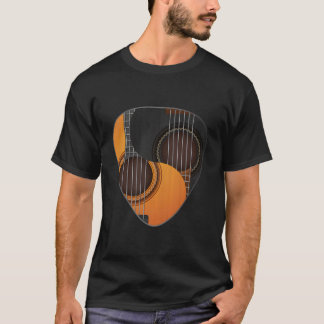 Camiseta Plectro de Guitarra Yin Yang Guitarrista