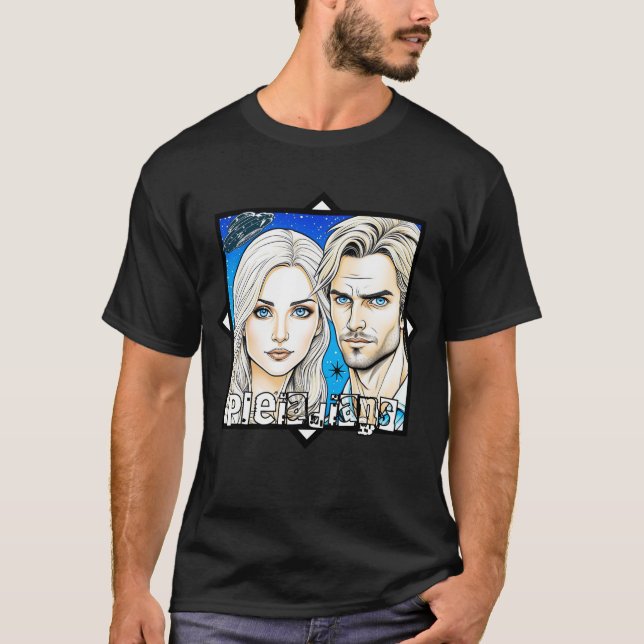 Camiseta Pleiade Extra Terrestrials e OVNI (Frente)