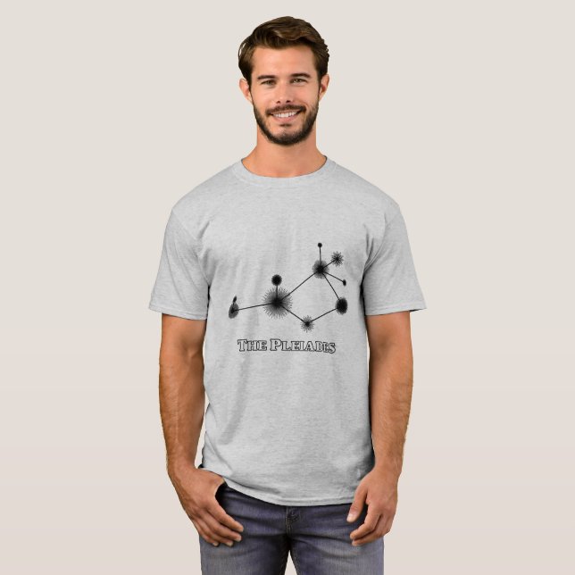 Camiseta Pleiades com título - t-shirt básicos (Frente Completa)