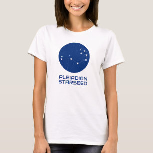 Camiseta Pleiadian Starseed – Design Luz & Amor