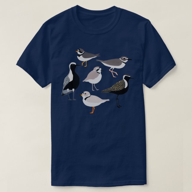 Camiseta Plethora of Plovers (Frente do Design)