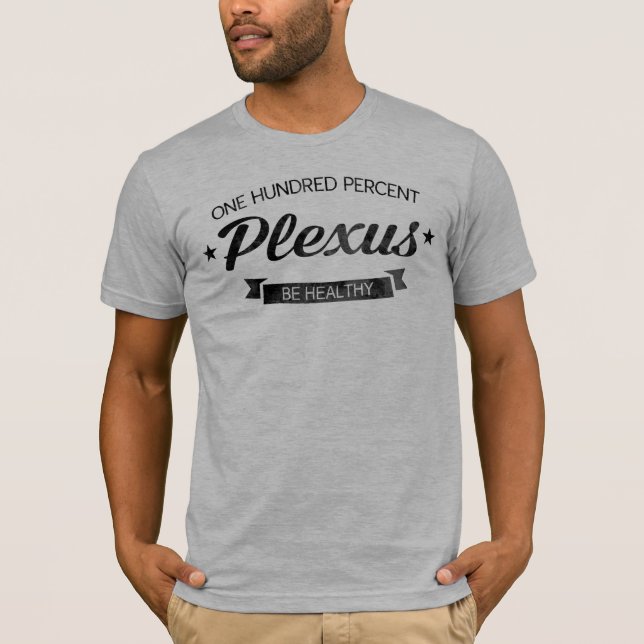 Camiseta Plexo de cem por cento! (Frente)