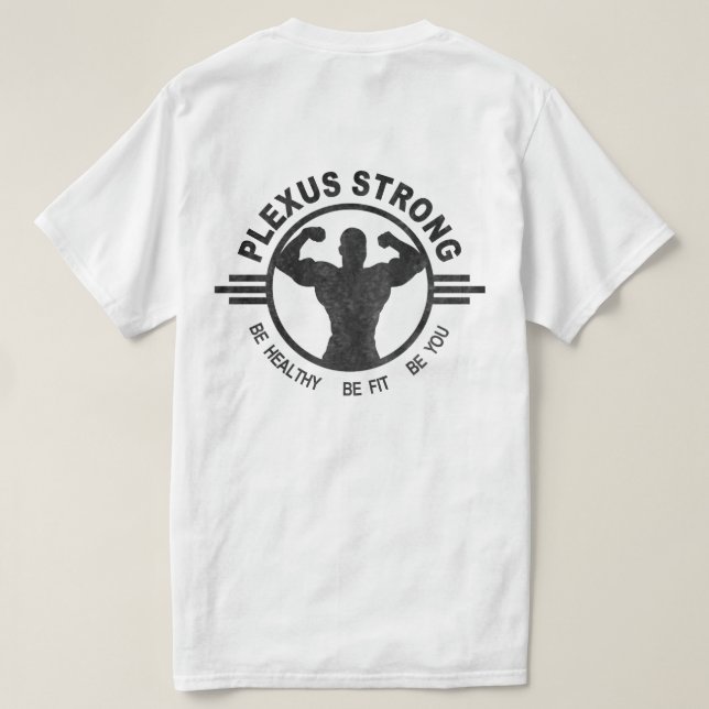 Camiseta Plexo forte! (Verso do Design)