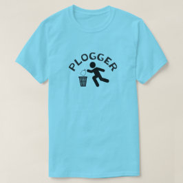 Camiseta Plogger com ícone Plogging do corredor
