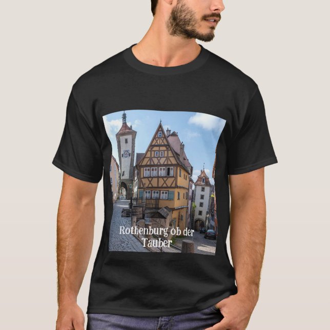 Camiseta Plönlein em Rothenburg ob der Tauber, Alemanha (Frente)