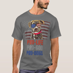 Camiseta Plott Hound Pro Life Pro God Pro Cães T Shirt