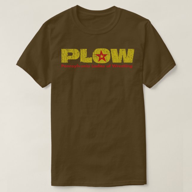 Camiseta PLOW Pennsylvania Mulheres, Luta 1986 (Frente do Design)