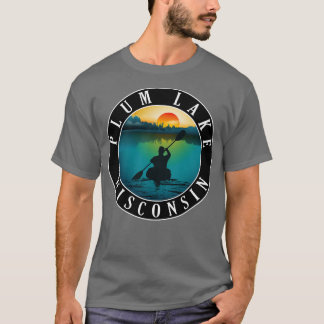Camiseta Plum Lake Wisconsin Kayaking