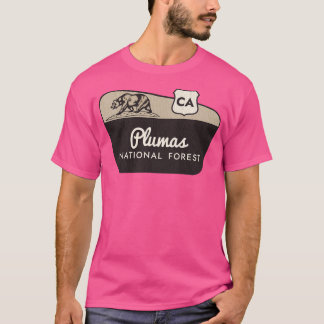 Camiseta Plumas National Forest California - Sinal de boas-