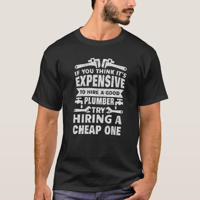Camiseta Plumber For Men Women Steamfitter Pipefitter Plumb (Frente)