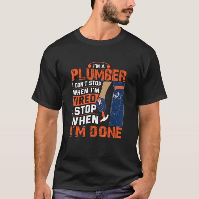 Camiseta Plumber Im Done  Plumber (Frente)