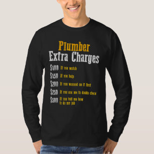 Camiseta Plumber Plumber Extra Charges Tee