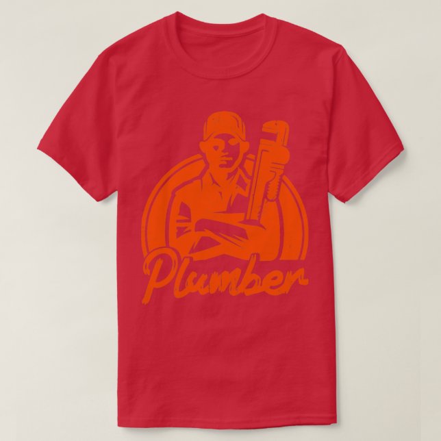 Camiseta Plumber Plumber Vintage Plumber (Frente do Design)