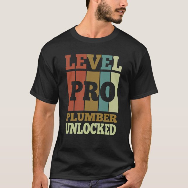 Camiseta Plumber Pro Unlocked Vintage Style Unique (Frente)