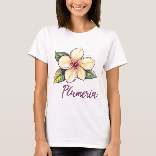 Camiseta Plumeria (Frente)