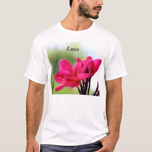 Camiseta Plumeria de Laos (Frente)
