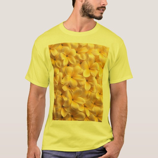 Camiseta Plumeria Fllower Yellow (Frente)