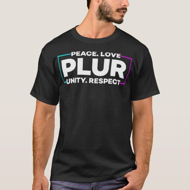 Camiseta Plur - Edm Music Festival Rave Outfit (Frente)