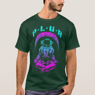 Camiseta PLUR Peace Love Unity Respeito Techno Rave EDM Ast