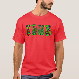 Camiseta PLUR Psicodélico Verde
