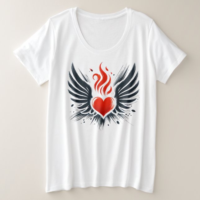 Camiseta Plus Size (Frente do Design)