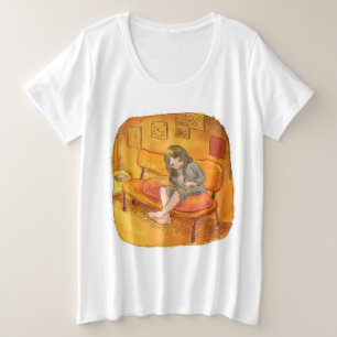 CAMISETA PLUS SIZE さ や な に じ